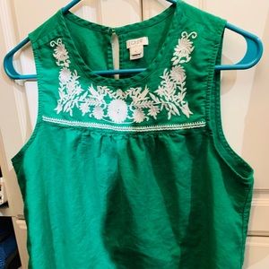 Jcrew embroiled top
